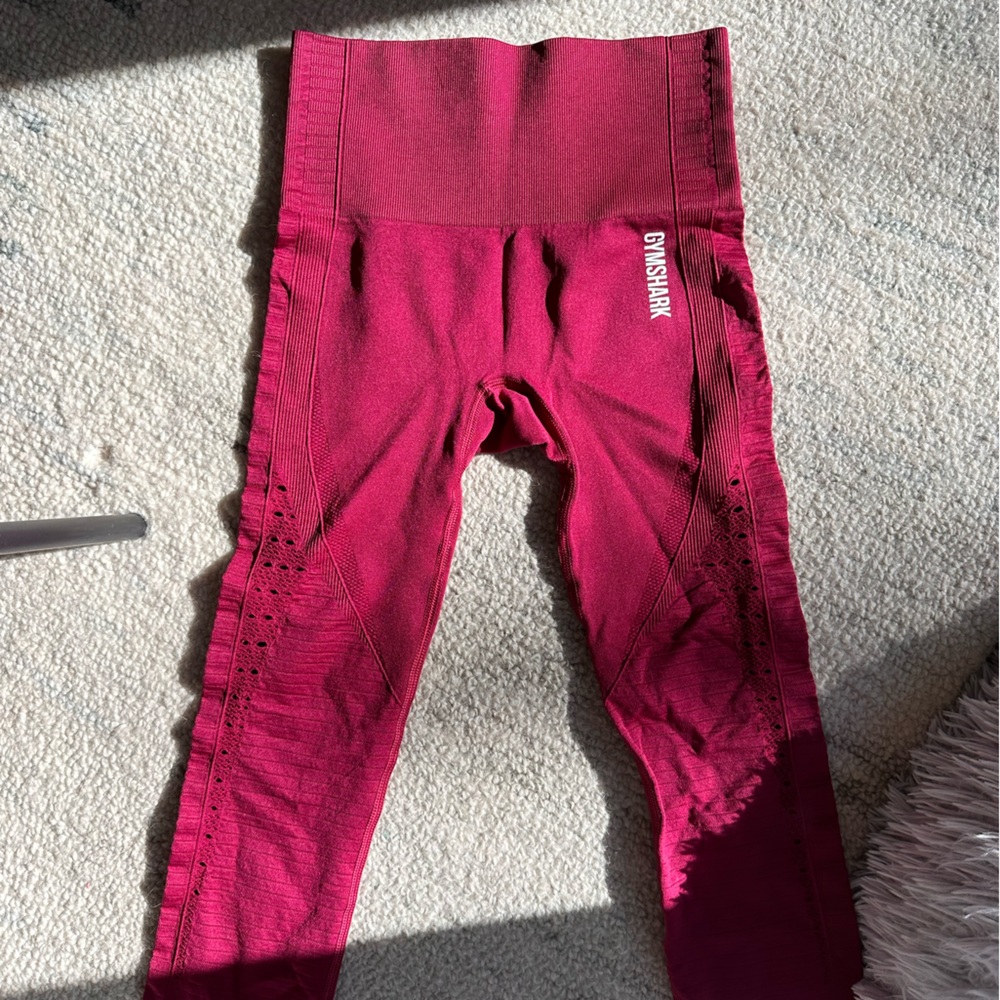 Gymshark leggings maroon size xs